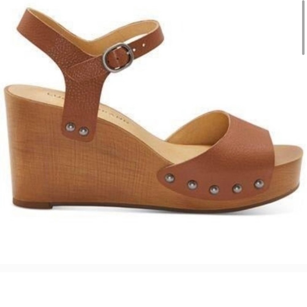 LUCKY BRAND I Zashti Latte Vegan Leather Sandal